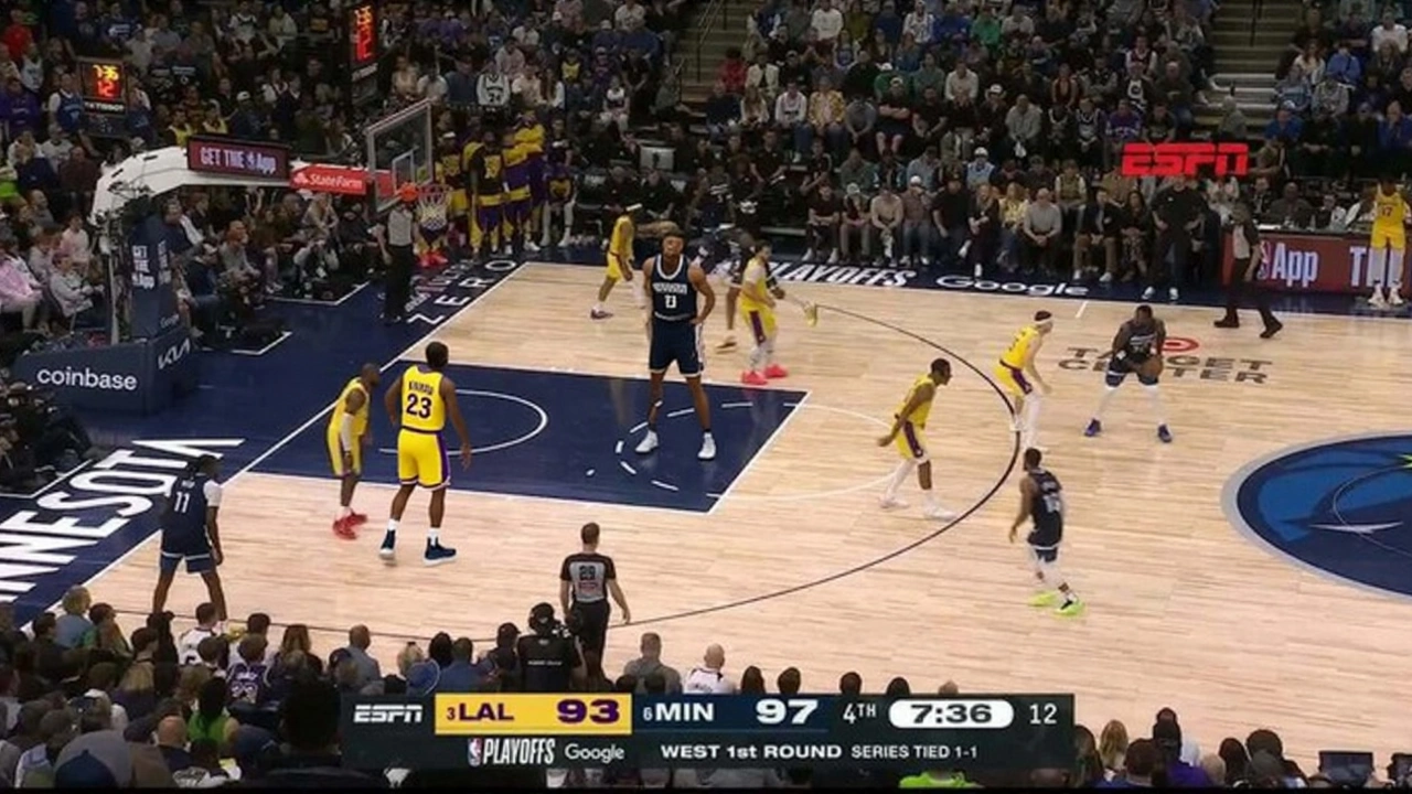 Timberwolves batem Lakers no Jogo 3: LeBron faz 38 pontos, mas erros custam a vitória